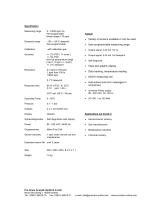 Product data sheet Oxymaster II 16TD-2
