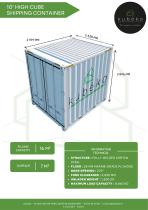 10' HIGH CUBE SHIPPING CONTAINER-1