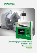 GDS850 High precision handheld electronic level