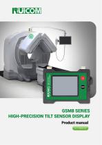 GSM8 SERIES HIGH-PRECISION TILT SENSOR DISPLAY