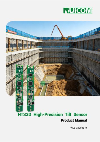 HTS3D High-Precision Tilt Sensor