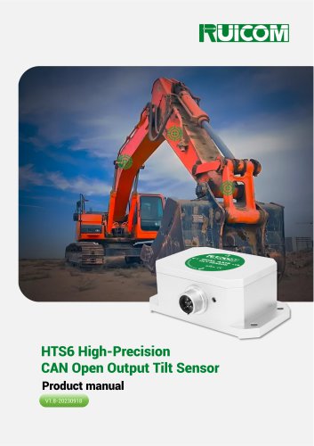 HTS6 High-Precision CAN Open Output Tilt Sensor