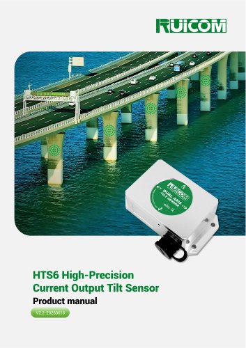 HTS6 High-Precision Current Output Tilt Sensor