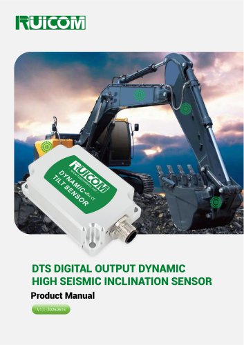 RUICOM DTS DIGITAL OUTPUT DYNAMIC HIGH SEISMIC INCLINATION TILT SENSOR