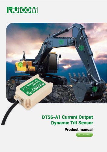 RUICOM DTS6-A1 Current Output Dynamic Tilt Sensor