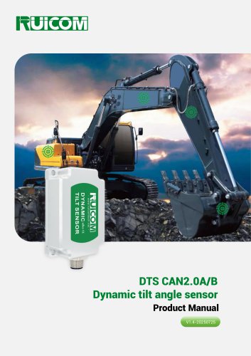 RUICOM DTS6 CAN2.0 Dynamic tilt angle sensor