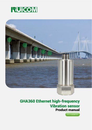 RUICOM GHA360 Ethernet high-frequency Vibration sensor