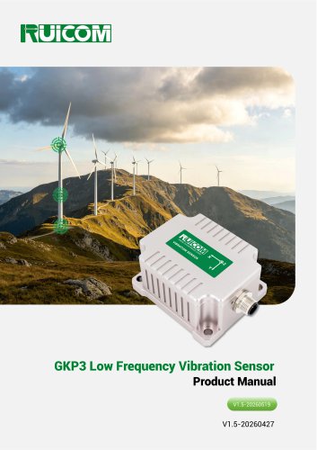 RUICOM GKP3 Low Frequency Vibration Sensor