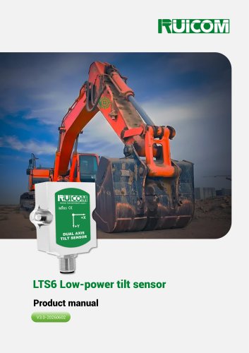 RUICOM LTS6 digital output low-power tilt sensor