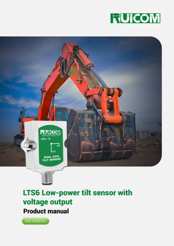 RUICOM LTS6 voltage output low-power tilt sensor