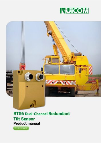 RUICOM RTS6 Dual-Channel Redundant Tilt Sensor