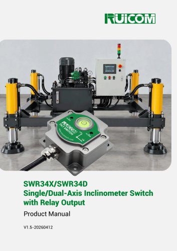 RUICOM SWR34X  SWR34D Tilt Switch Tilt Sensor