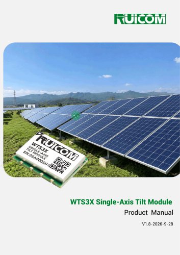 RUICOM WTS3X Single-Axis Tilt Module