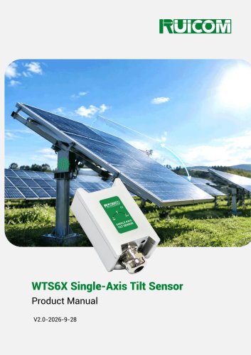 RUICOM WTS6X Single-Axis TIlt Sensor