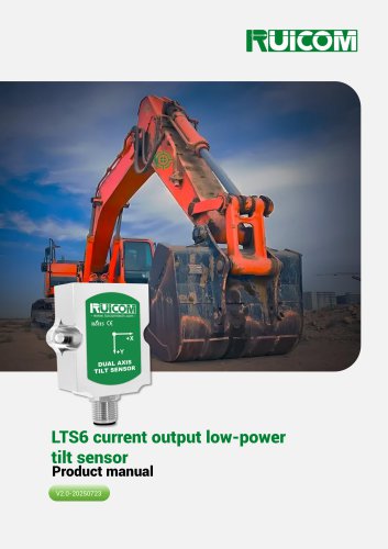 RUIOCM LTS6 current output low-power tilt sensor