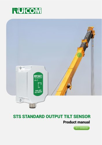 STS STANDARD OUTPUT TILT SENSOR