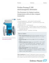 Proline Promag P 100 electromagnetic flowmeter - 1