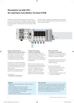 Maximum productivity – with the modular electrical terminal CPX - 6