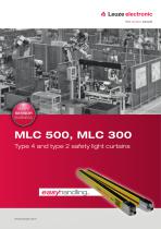 MLC 500, MLC 300 – Type 4 and type 2 safety light curtains - 1