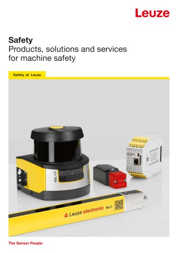 Safety - Products and services for machine safety