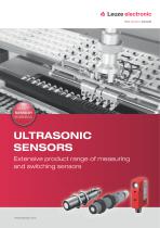Ultrasonic Sensors – Umfangreiches Produktportfolio an messenden und schaltenden Sensoren-1
