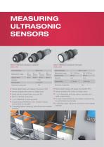 Ultrasonic Sensors – Umfangreiches Produktportfolio an messenden und schaltenden Sensoren-4