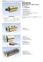 Rotating Unions for High Pressure Hydraulic Service - 3