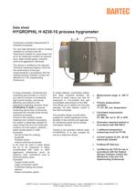 HYGROPHIL H - Process hygrometer - 4230-10 - 1