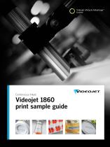 Print Sample Guide: Videojet 1860-1