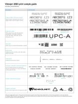 Print Sample Guide: Videojet 1860-3