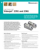 Videojet® 2351 and 2361 - 1