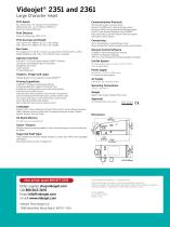 Videojet® 2351 and 2361 - 2