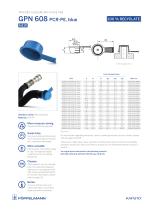 Data sheet GPN 608 PCR-PE, blue - 1