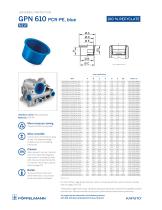 Data sheet GPN 610 PCR-PE, blue - 2