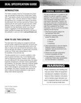 Automotive Aftermarket Seal Specification Guide - 2