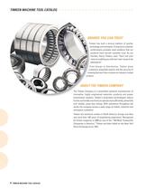 Super Precision Bearings for Machine Tool Applications Catalog - 5