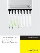 Low Retention Tips Optimum Flow for Optimum Recovery - 1