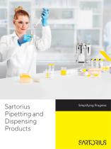 Sartorius Pipetting and Dispensing Products - 1