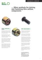 Punched rivet system for thin mouldings-11