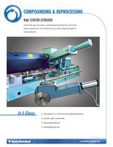 COMPOUNDING & REPROCESSING At A Glance RAM STUFFER EXTRUDER - 1