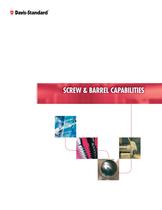 Davis-Standard - Screw and barrel capabilities - 1