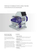 THE SOLUTION – NEW COMBINED SHREDDER-GRANULATOR-2