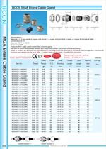 MGA Brass Cable Gland - 1