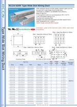 RCCN VDRF Type Wide Slot Wiring Duct C1 - 1