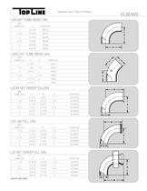 Top Line Sanitary Butt Weld Fittings - 3