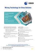 Mixing Technology for Glass Batches - 1