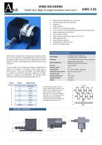 AWE 110  Series Small Size Wire Encoders - 1