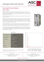 Hydrogen Removal System AGC 70-852 - 1