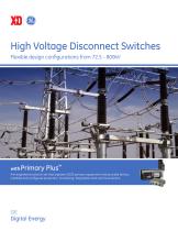 High Voltage Disconnect Switches Brochure - 1