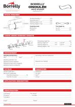 BORRELLY ONDULÉE WAVE WASHER Engineering Form - 1